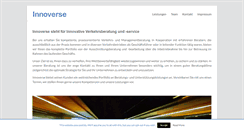 Desktop Screenshot of innoverse.de