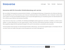 Tablet Screenshot of innoverse.de